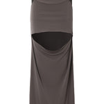 Rough drape skirt - threetimes