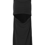 Rough drape skirt - threetimes