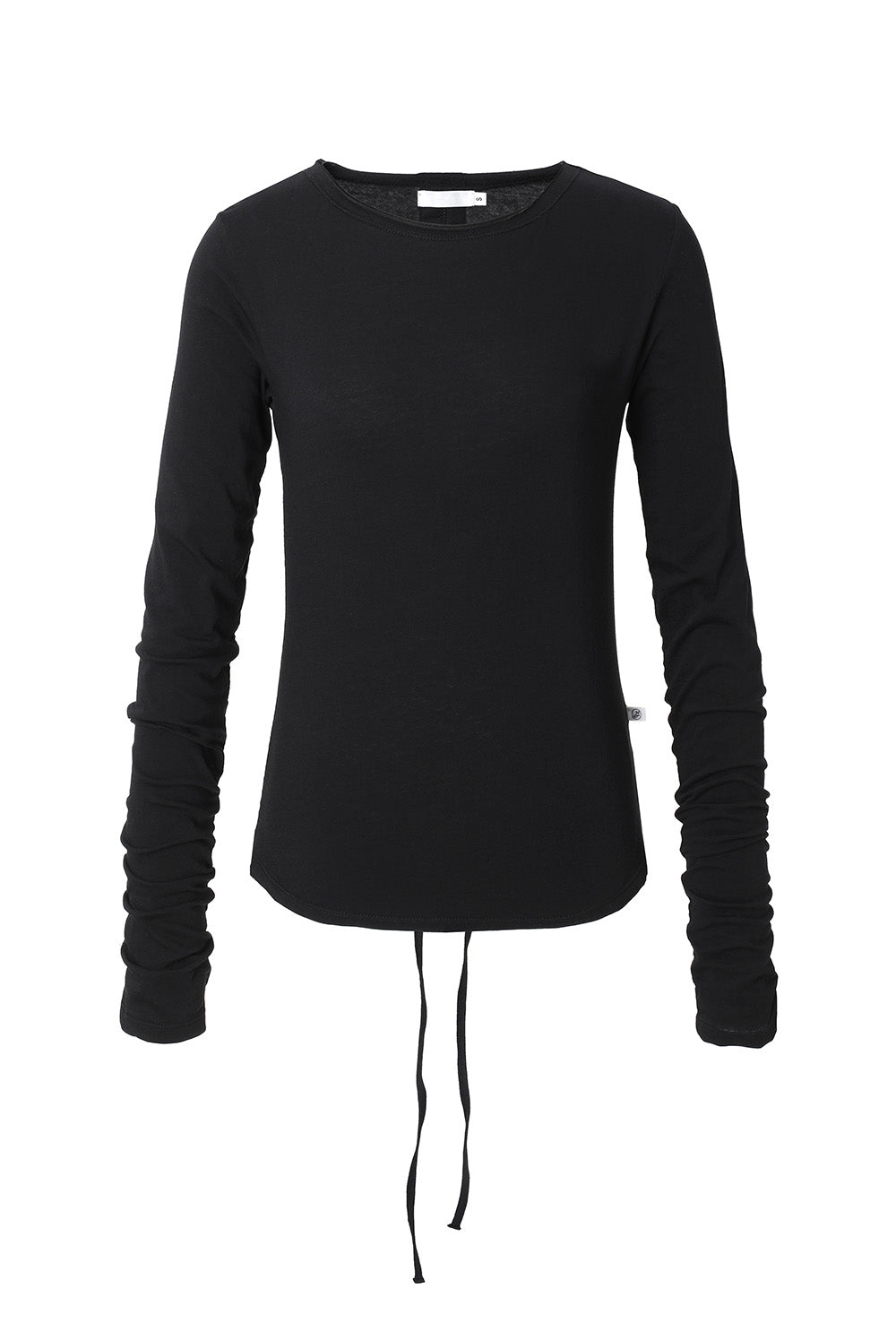 Back slit tie tee - threetimes