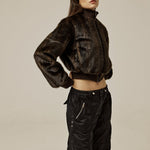 Dorothy zip - up jacket - threetimes