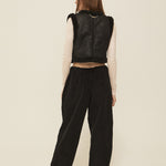 Curly fur vest - threetimes