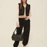 Curly fur vest - threetimes