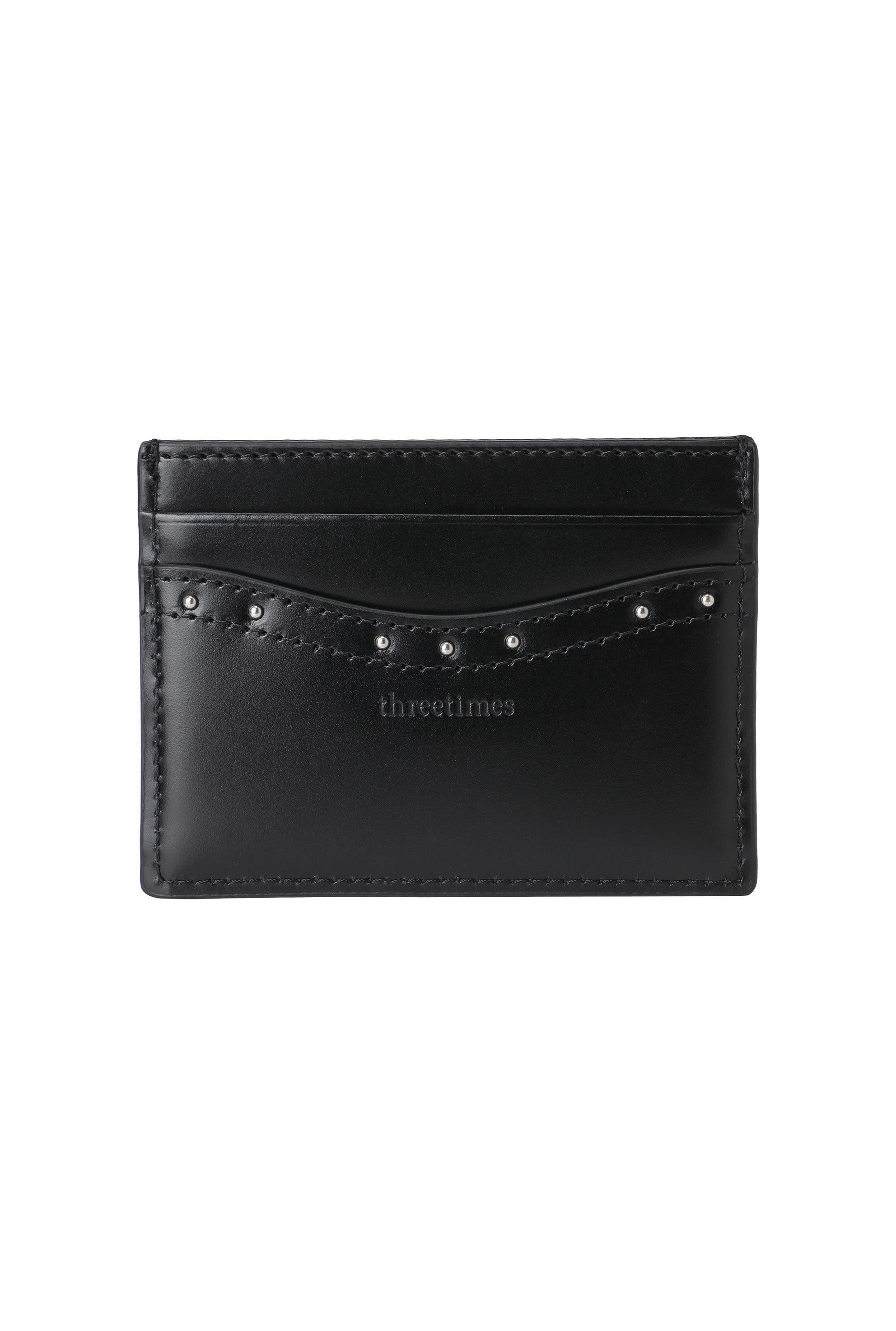 Classic stud card holder - threetimes