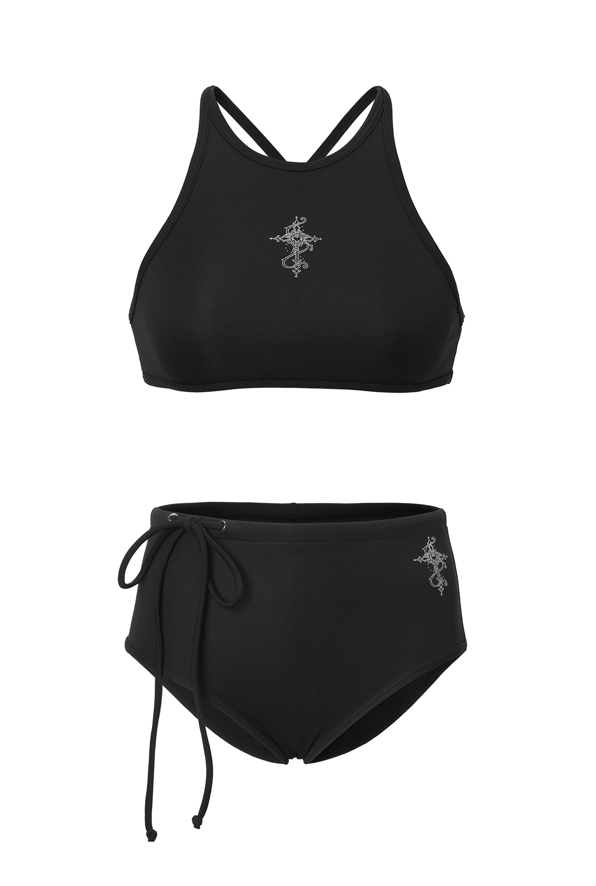 Cross tattoo tank bikini - threetimes