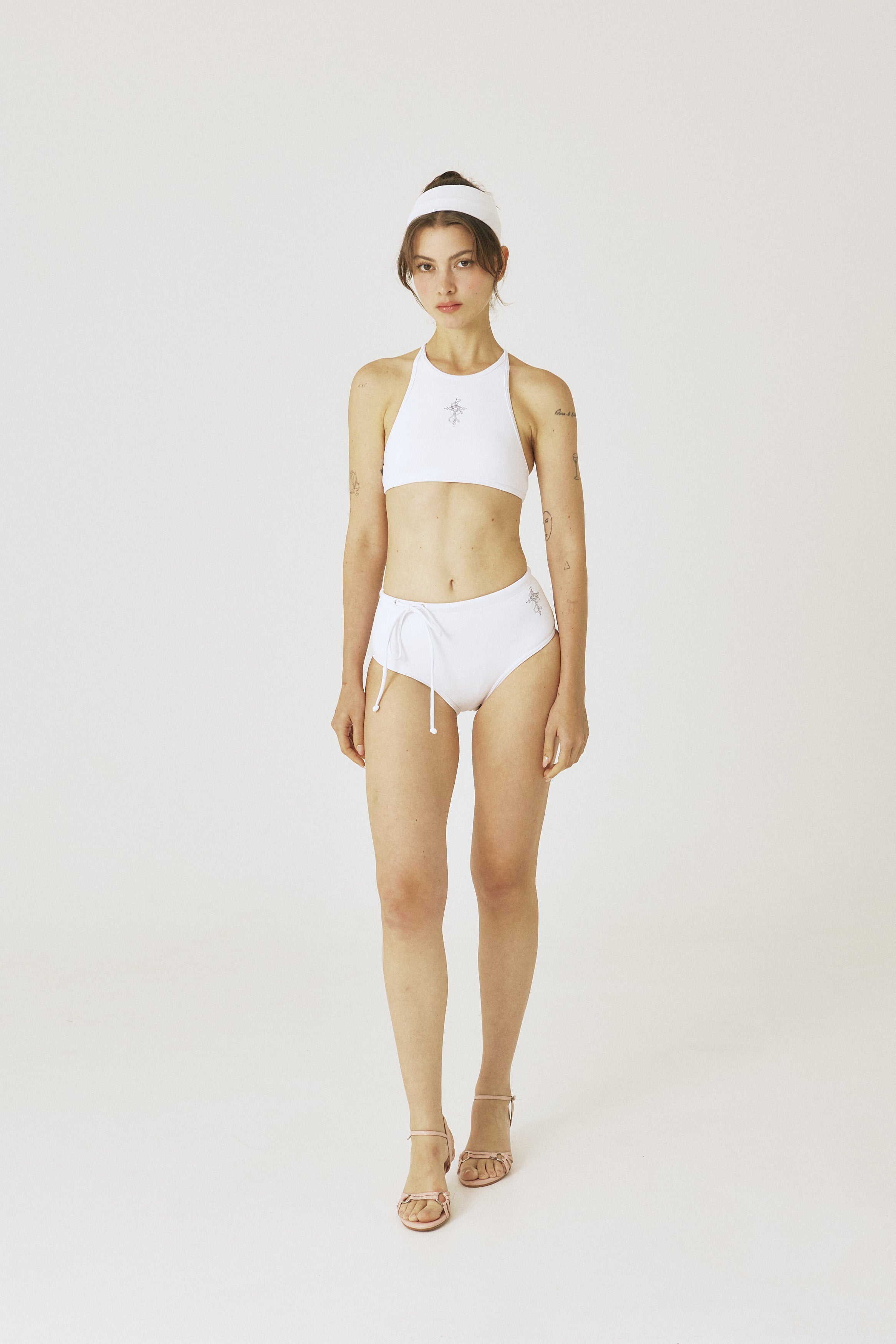 Cross tattoo tank bikini - threetimes