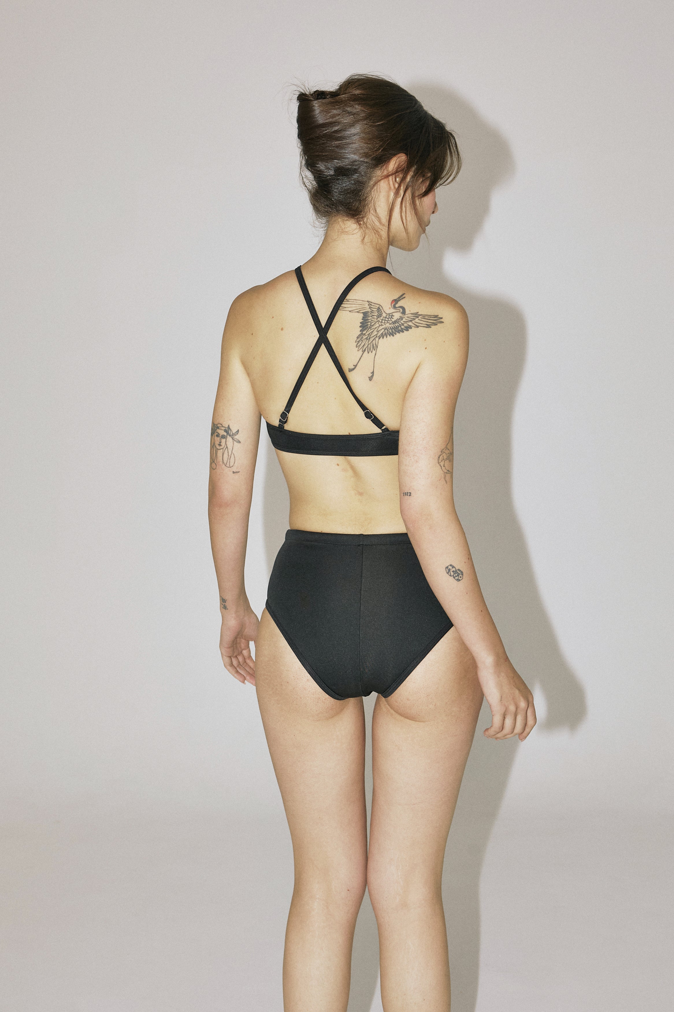 Cross tattoo tank bikini - threetimes
