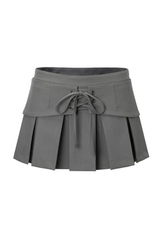 Layered belt skirt - threetimes