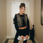 Curly fur vest - threetimes