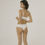 Rib logo thong - threetimes