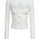 Romantic lace cardigan - threetimes