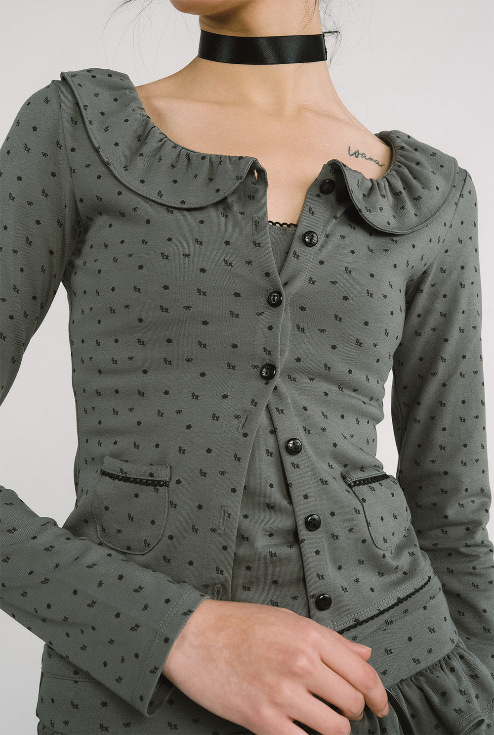 [releasing 12.09 12pm KST] Lolly picot cardigan - threetimes