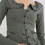 [releasing 12.09 12pm KST] Lolly picot cardigan - threetimes