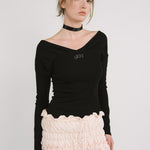 [releasing 12.09 12pm KST] Rose jewel top - threetimes