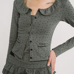 [releasing 12.09 12pm KST] Lolly picot skirt - threetimes