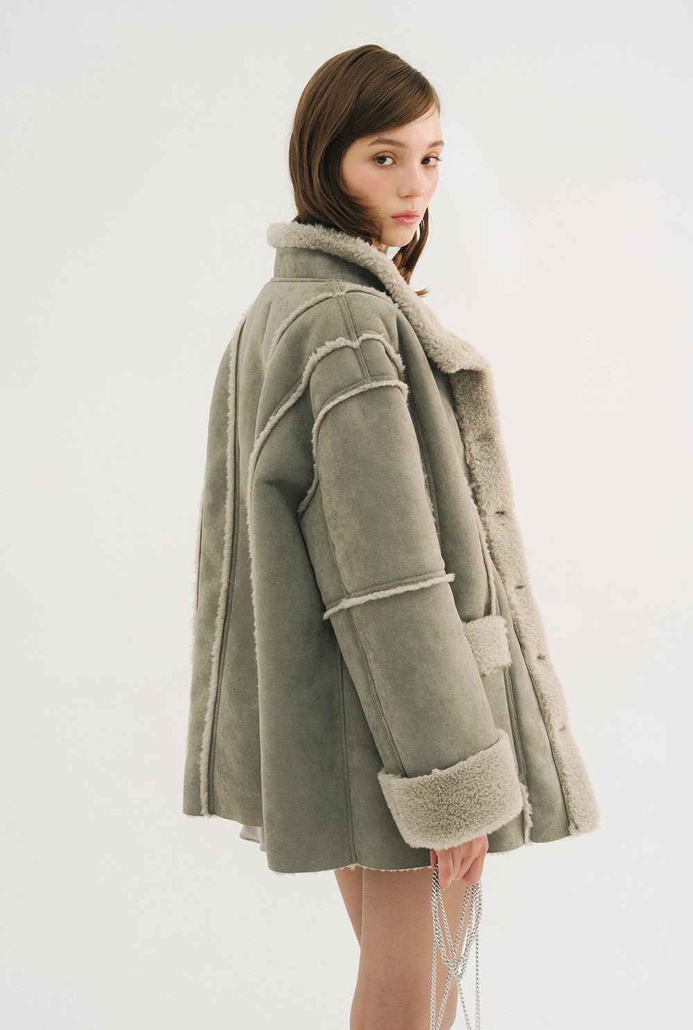 [releasing 10.30 12pm KST] Angelic fur jacket - threetimes