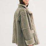 [releasing 10.30 12pm KST] Angelic fur jacket - threetimes