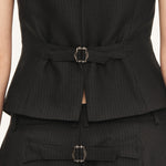 [releasing 09.30 12pm KST] Muse stripe vest - threetimes