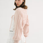 [releasing 10.30 12pm KST] Creamy knit bolero - threetimes