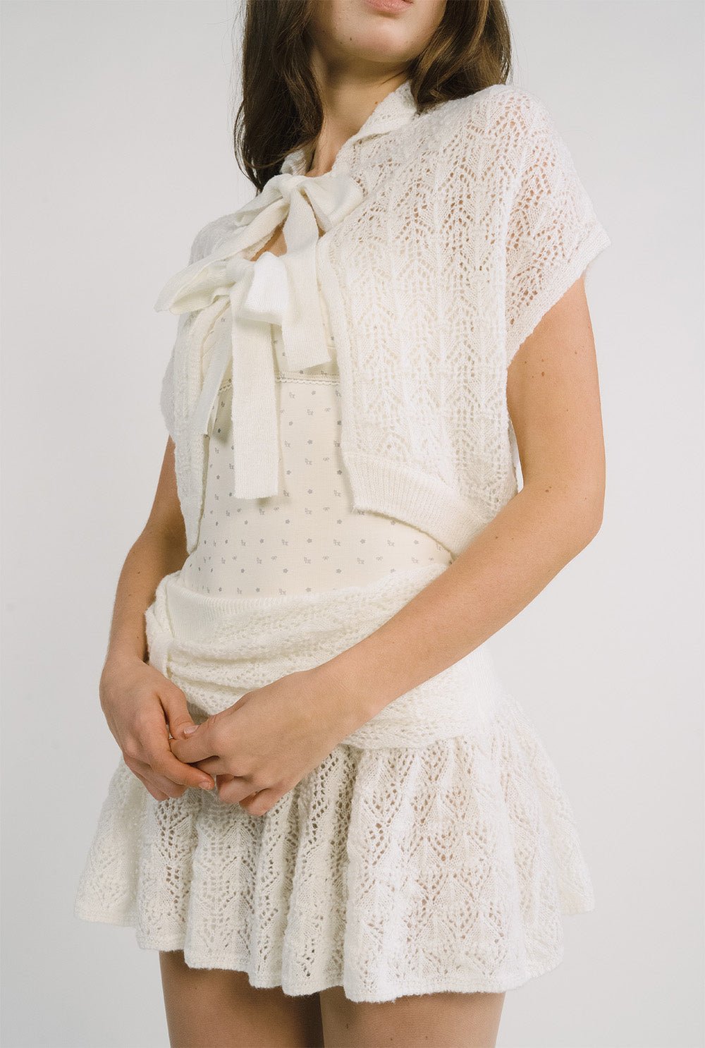 [releasing 12.09 12pm KST] Ribbon bouquet skirt - threetimes