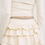 [releasing 12.09 12pm KST] Lolly picot skirt - threetimes