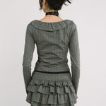 [releasing 12.09 12pm KST] Lolly picot skirt - threetimes
