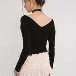 [releasing 12.09 12pm KST] Rose jewel top - threetimes