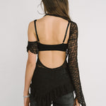 [releasing 12.09 12pm KST] Lace drape top - threetimes