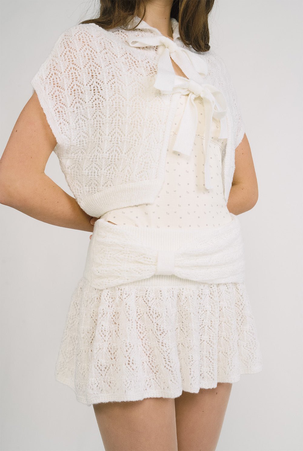 [releasing 12.09 12pm KST] Ribbon bouquet skirt - threetimes