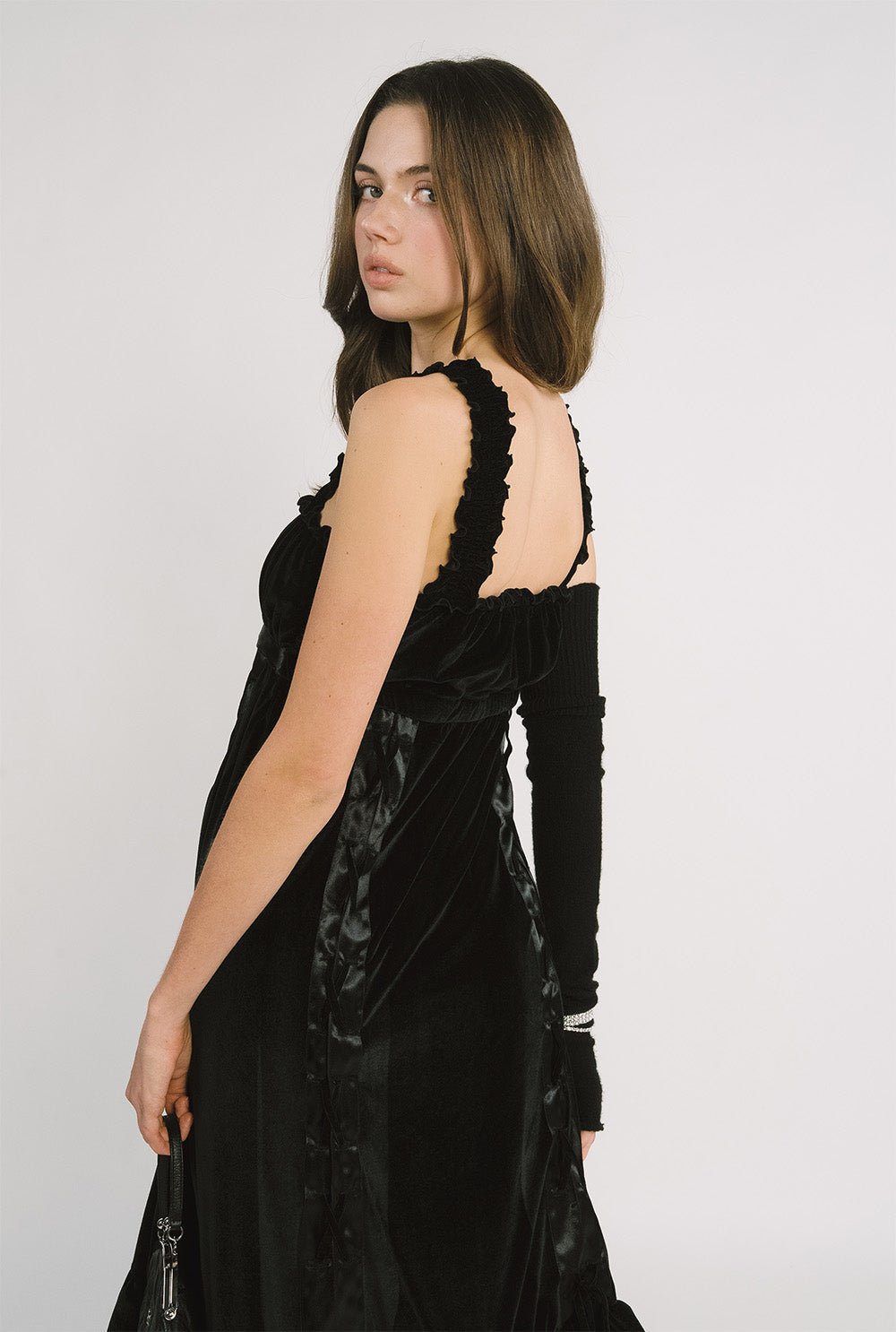 [releasing 12.09 12pm KST] Agatha velvet dress - threetimes