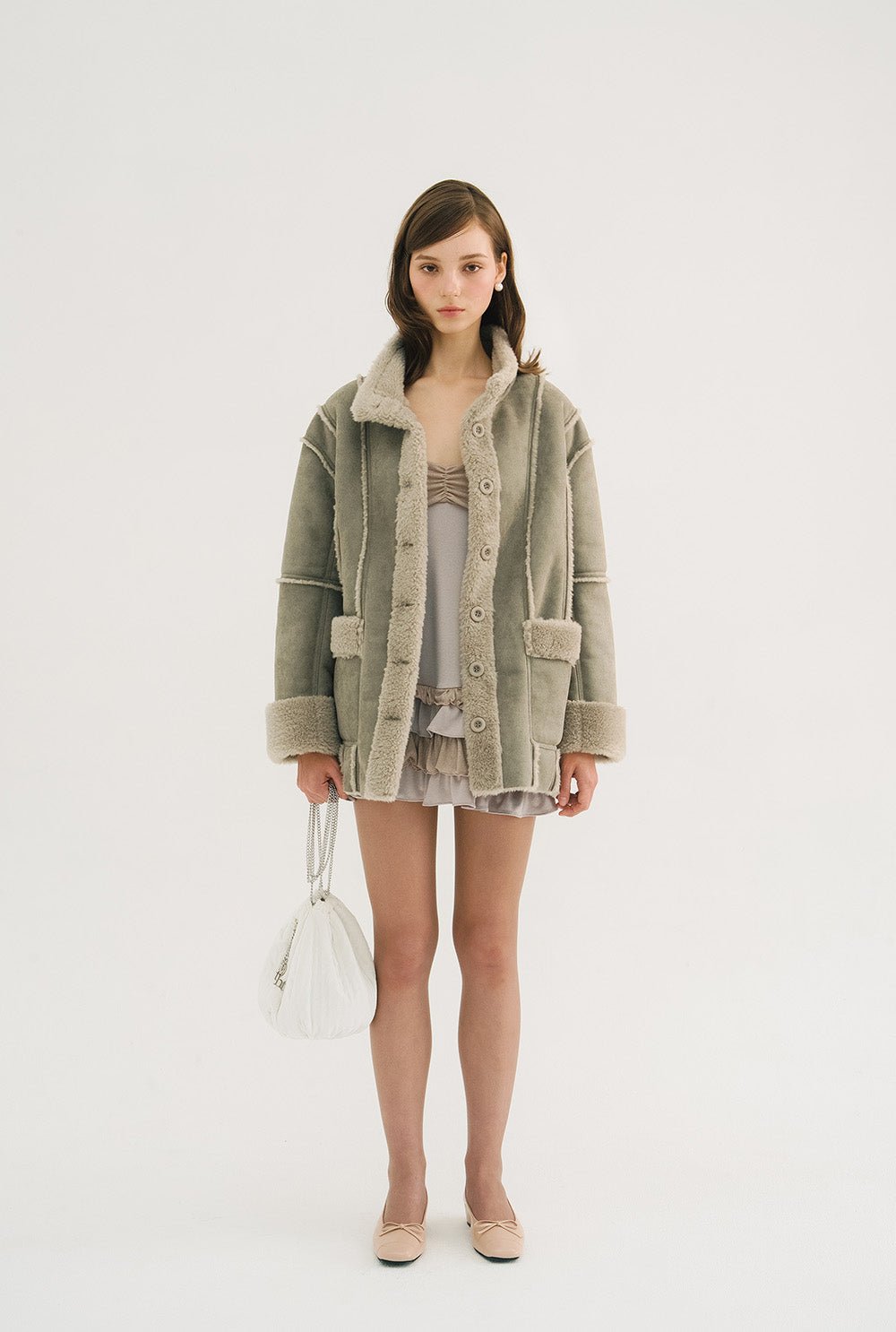 [releasing 10.30 12pm KST] Angelic fur jacket - threetimes