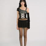 [releasing 12.09 12pm KST] Loew pleats skirt - threetimes