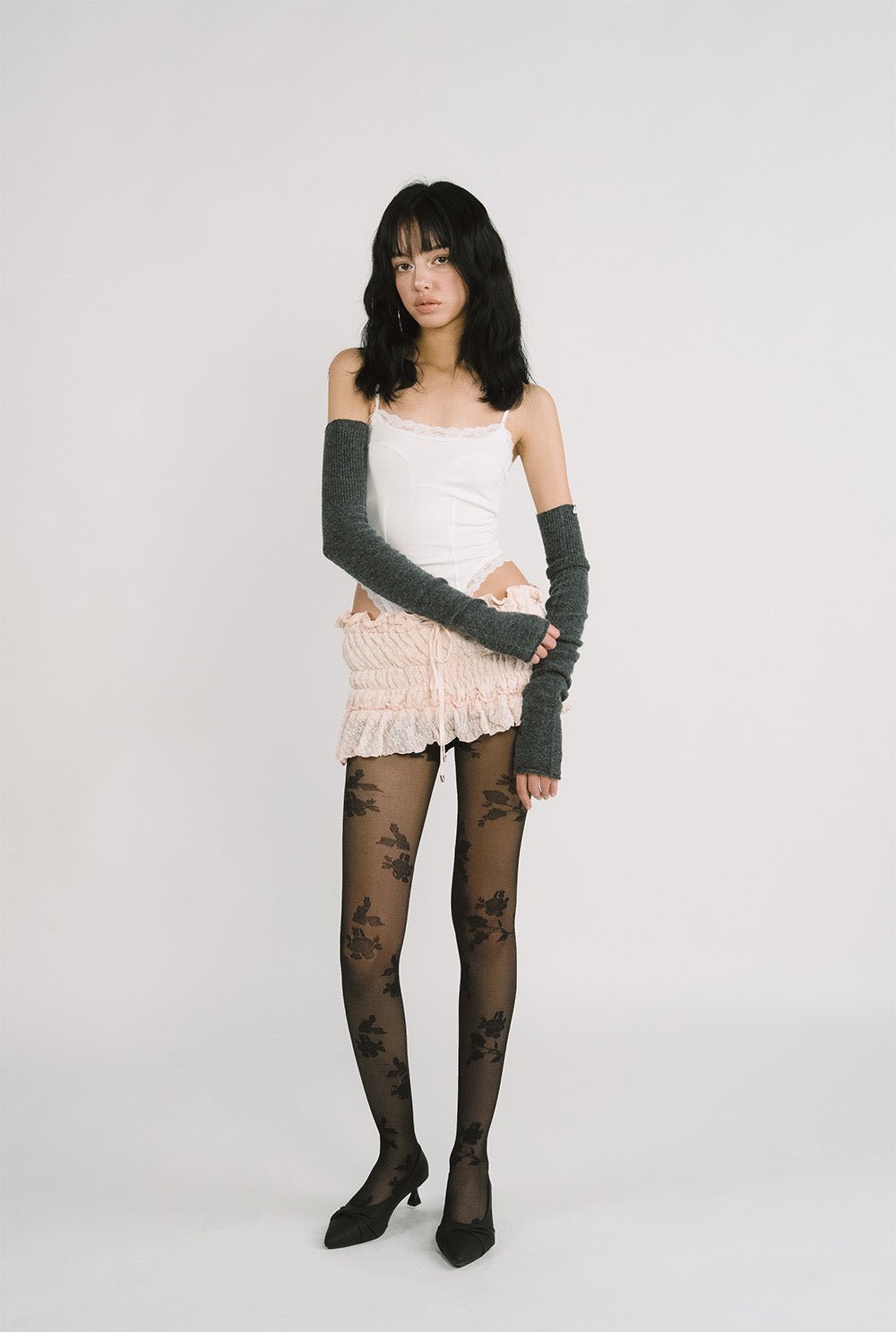 [releasing 12.09 12pm KST] Maxi arm warmers - threetimes