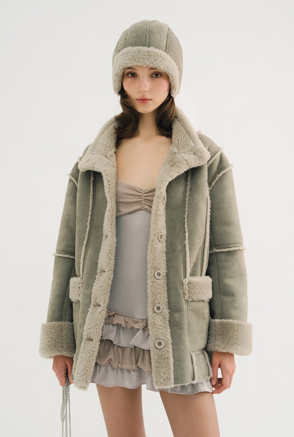 [releasing 10.30 12pm KST] Angelic fur hat - threetimes