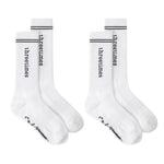 2 pack sports non - slip socks - threetimes