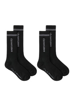 2 pack sports non - slip socks - threetimes