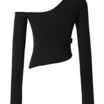 One - shoulder button tee - threetimes