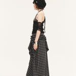 [releasing 09.18 12pm KST] Tartan soup skirt - threetimes