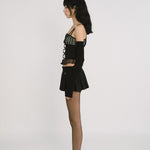[releasing 12.09 12pm KST] Loew pleats skirt - threetimes