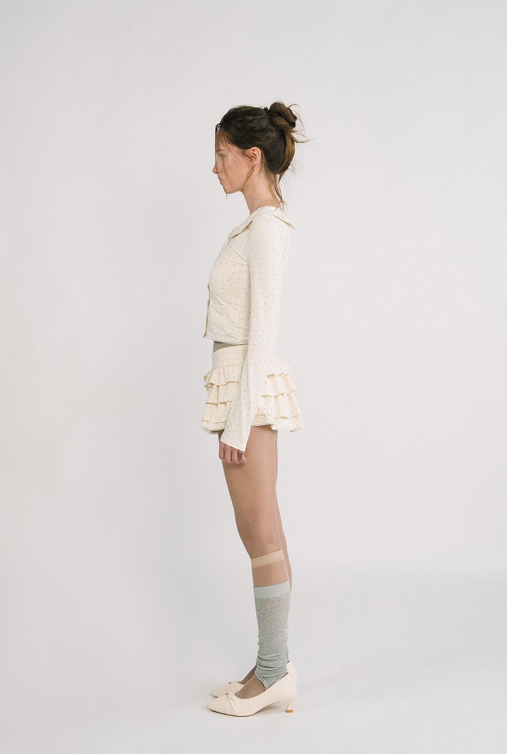 [releasing 12.09 12pm KST] Lolly picot skirt - threetimes