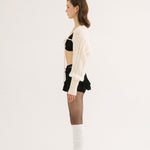 [releasing 10.30 12pm KST] Creamy knit bolero - threetimes