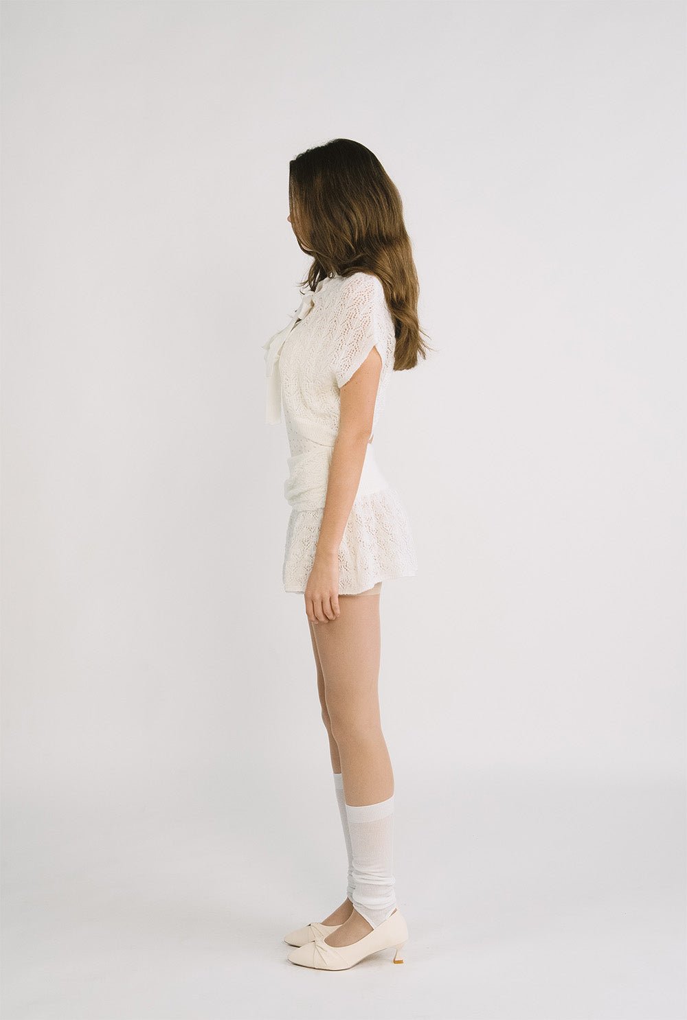 [releasing 12.09 12pm KST] Ribbon cape cardigan - threetimes