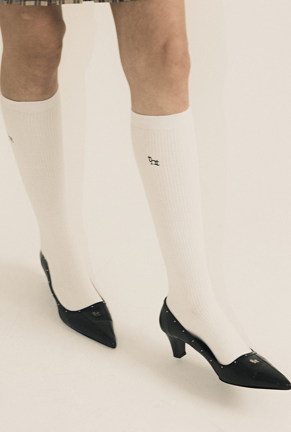 3 pack tht rib knee socks - threetimes