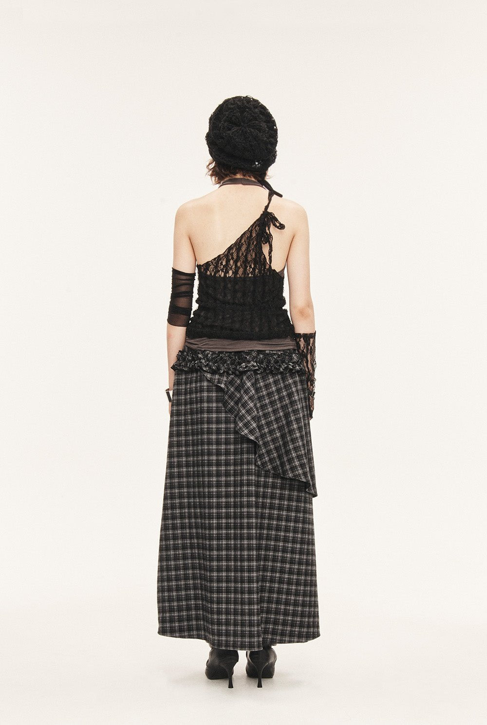 [releasing 09.18 12pm KST] Tartan soup skirt - threetimes