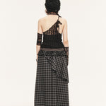 [releasing 09.18 12pm KST] Tartan soup skirt - threetimes