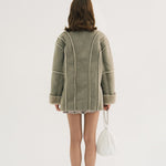 [releasing 10.30 12pm KST] Angelic fur jacket - threetimes