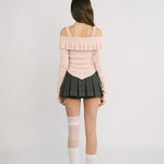 [releasing 12.09 12pm KST] Loew pleats skirt - threetimes