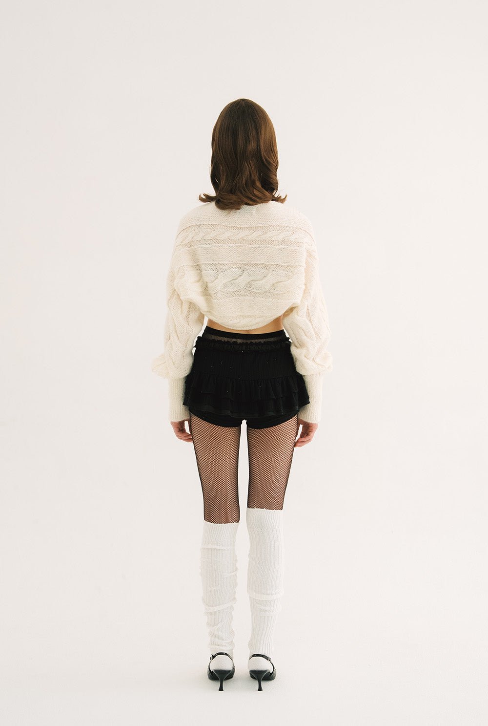 [releasing 10.30 12pm KST] Creamy knit bolero - threetimes