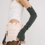 [releasing 12.09 12pm KST] Maxi arm warmers - threetimes