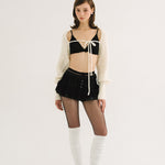 [releasing 10.30 12pm KST] Creamy knit bolero - threetimes