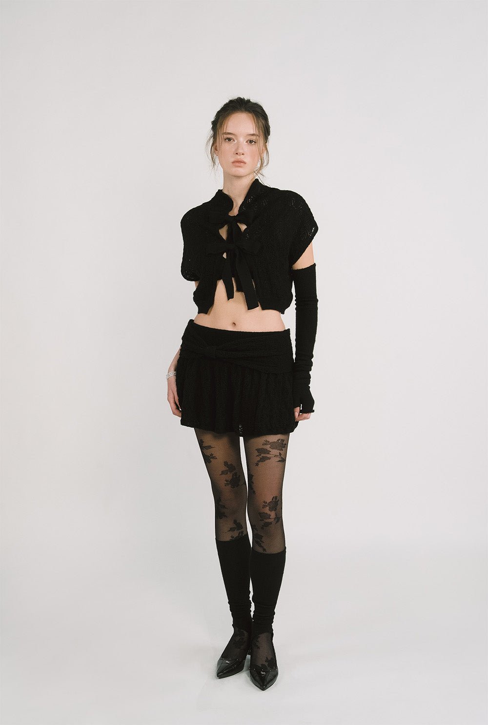 [releasing 12.09 12pm KST] Ribbon bouquet skirt - threetimes